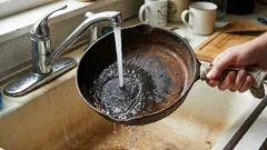 Zhrdzavené panvice možno vyčistiť pomocou jednej jednoduché zeleniny — umývanie riadu sa stane jednoduchším